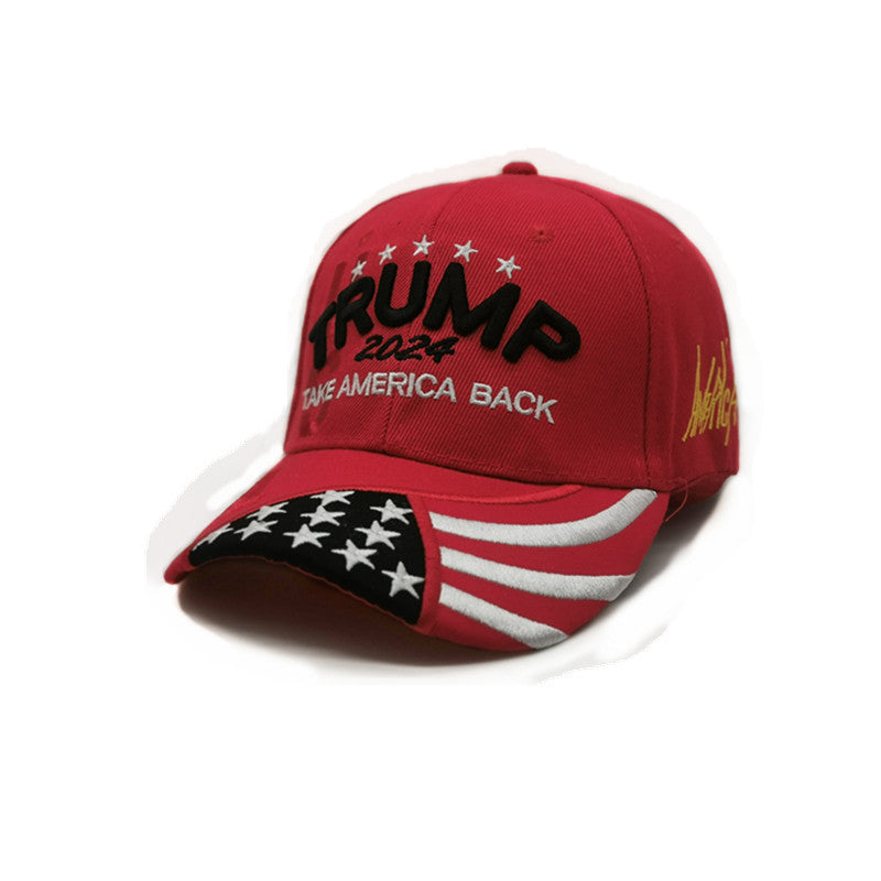 Trump 2024 Hat Donald Trump Hat Take America Back MAGA USA Embroidery Adjustable Baseball Cap Snapback President Hat Mesh Cap