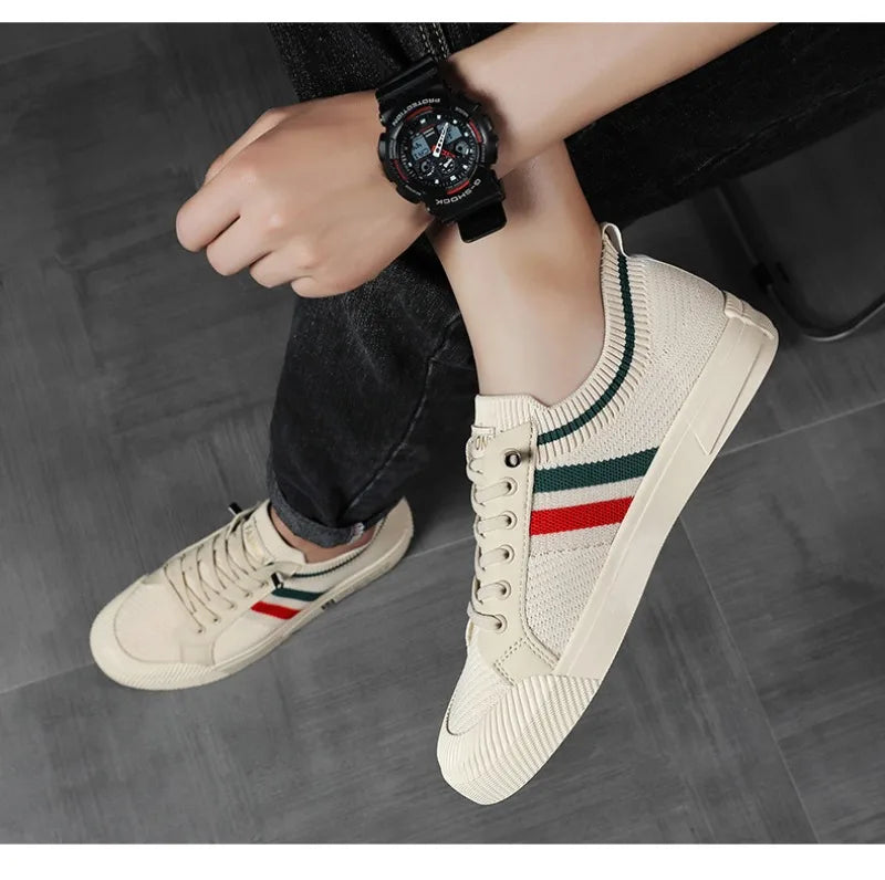 Luxury Men‘s Casual Shoes Fashion Sneakers for Men Light Mesh Breathable Outdoor Walking Loafers Male Flats Zapatos Para Hombres