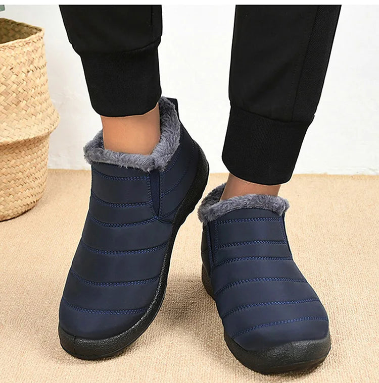 Women's Sneakers Soft Waterproof Fashion Winter Women Solid Comfortable Casual Shoes Non-Slip Outdoor Sneakers Shoes Woman