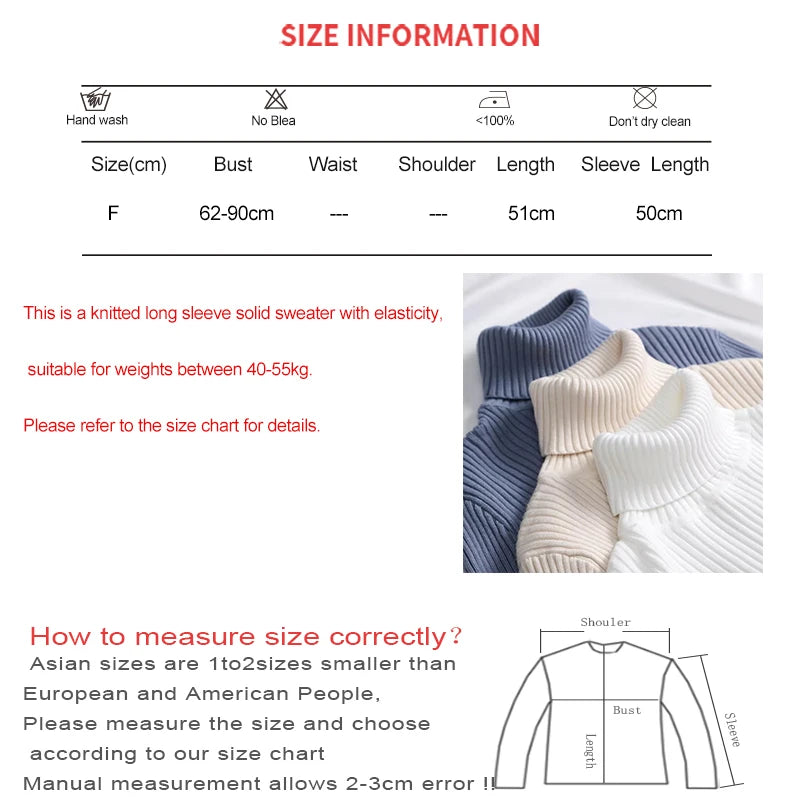 Heliar Women Fall Turtleneck Sweater Knitted Soft Pullovers Cashmere Jumpers Basic Soft Sweaters For Women 2024 Autumn Winter