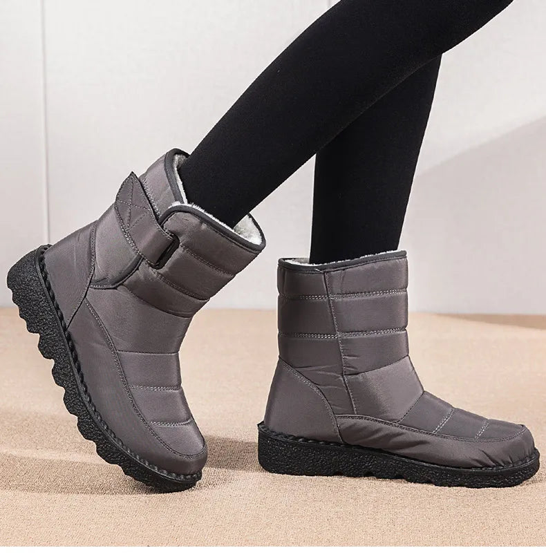 Women's Boots Snow Casual Woman Shoes Platform Shoes Women Fashion Waterproof Mid High Boots Platform Botas Mujer Boots Women