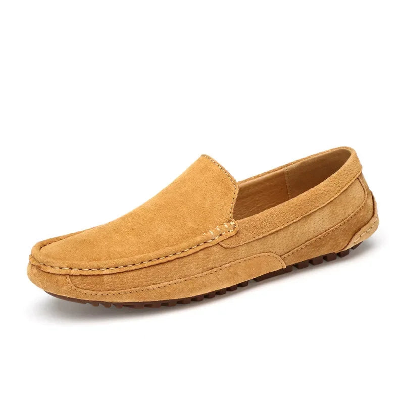 Suede Leather Men’s Loafers Luxury 2024 Casual Shoes for Men Boat Shoes Handmade Men Slipon Driving Shoes Male Moccasins Zapatos