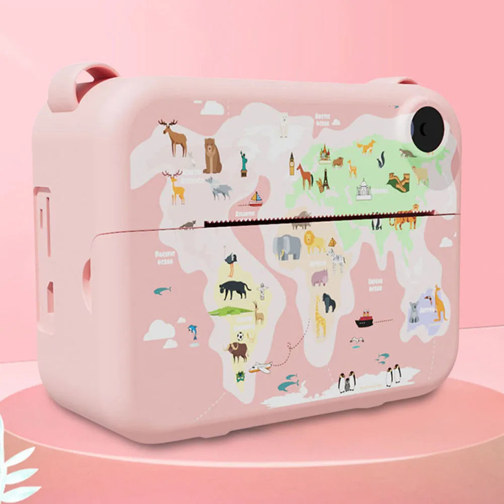 Digital Children Camera Instant Print Photo 2 Inch Screen Kids Camera Selfie Video Digital Camera Birthday Gifts for Girls Boys