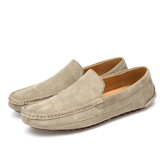 Suede Leather Men’s Loafers Luxury 2024 Casual Shoes for Men Boat Shoes Handmade Men Slipon Driving Shoes Male Moccasins Zapatos